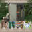 5 ft. W X 3 ft. D Galvanized Steel Storage Shed