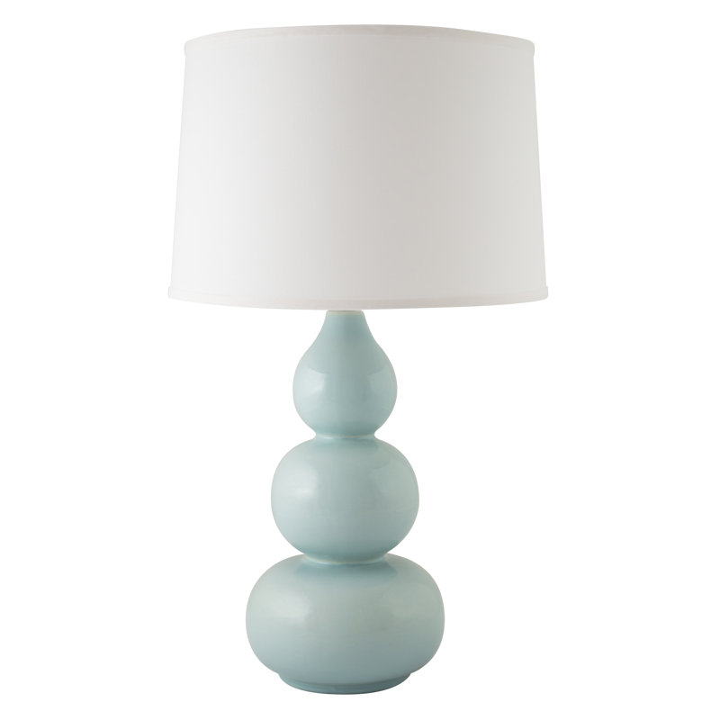 Brankovice Ceramic Table Lamp, Gloss Mist