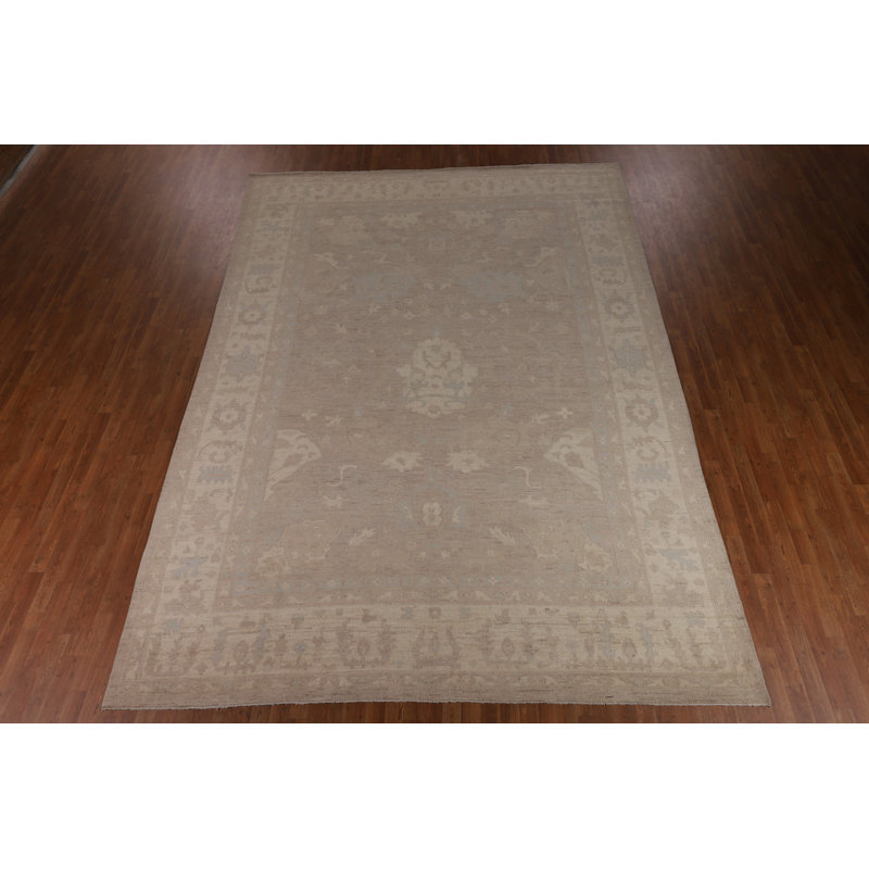 Vegetable Dye Oushak Turkish Large Rug 10x14