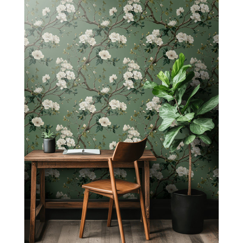 Papier peint floral Botanical