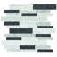Daltile Lavaliere Carrara W /Blck Ant Mir Random Linear Mosaic