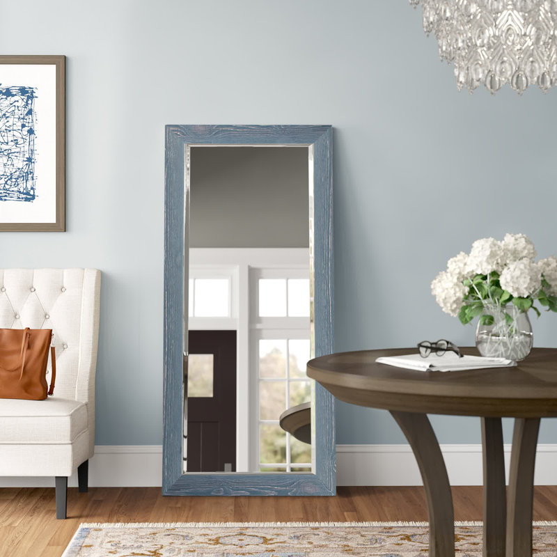 Migel Mirror, Distressed Gray, 61" x 25"