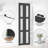 3-Lite 78" Frosted Glass Bi-fold Doors with Installation Hardware Kit for 80" Door Opening Height-101511142