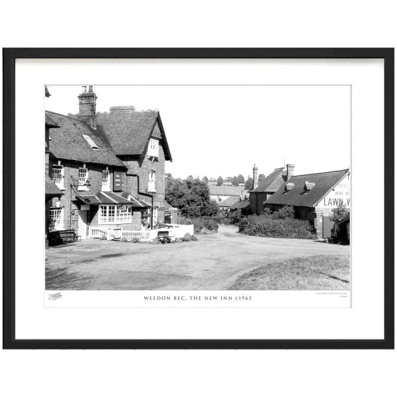Weedon Bec, The New Inn C1965 - Single Picture Frame Print, 28cm H x 36cm W x 2.3cm D