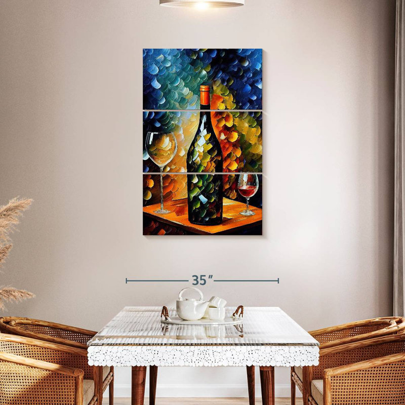 Yarlin Splashy Wine, H 45 po x l 28 po