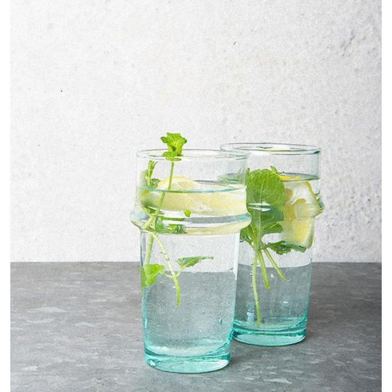 Vase de table en verre transparent Wylde, H 5 po x l 3 po x P 3 po