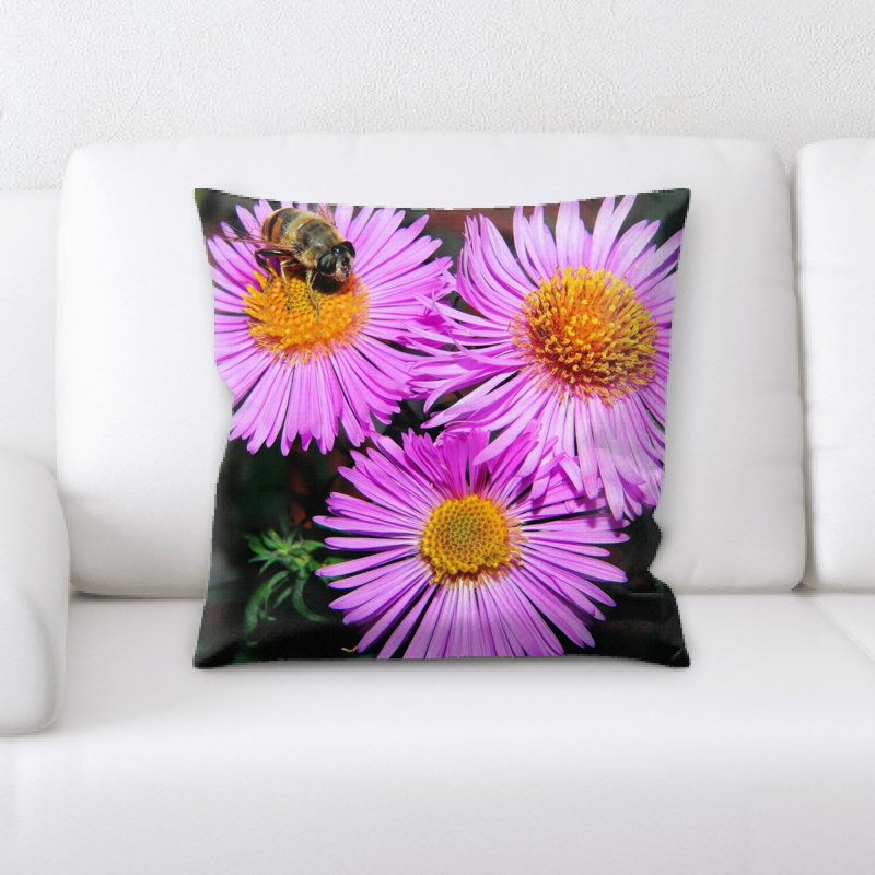Coussin décoratif fleurs