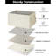 Paniers de rangement pour étagères de rangement, bacs de rangement pliables en tissu avec poignées, paquet de 3-271352790-271352785