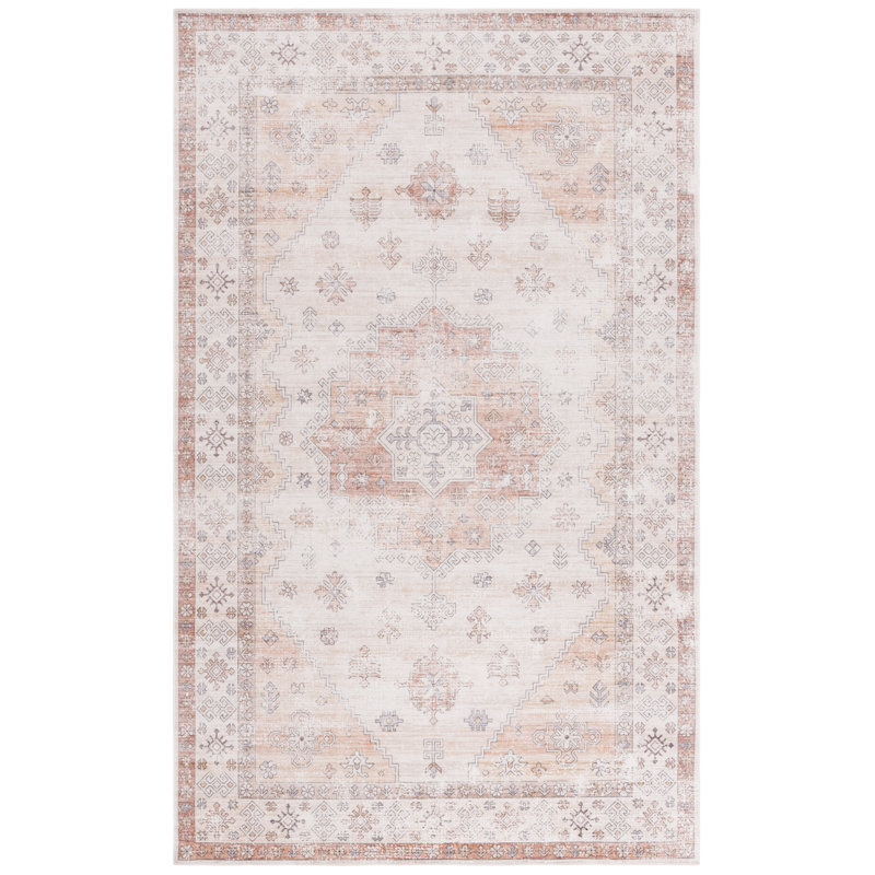 Alyssea Machine Washable Performance Oriental Rug, Rectangle 6' x 9'