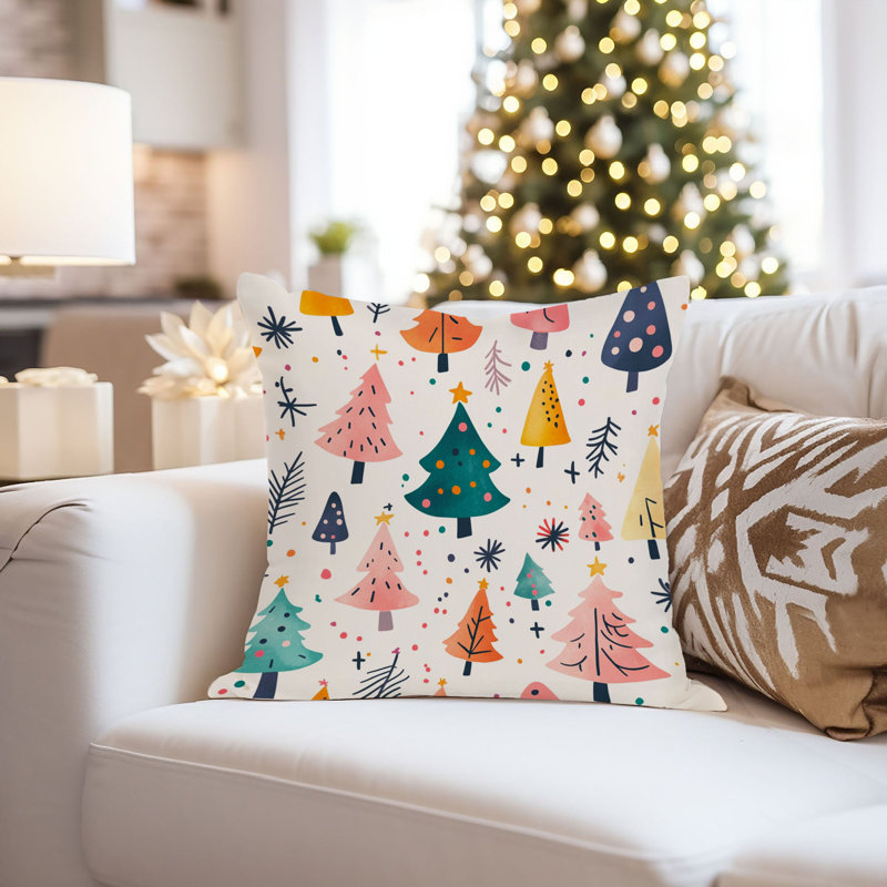 Holiday Christmas Trees I, 18"H x 18"W