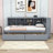 Danely Twin Wooden Daybed with Shelves and USB Ports-1070000738