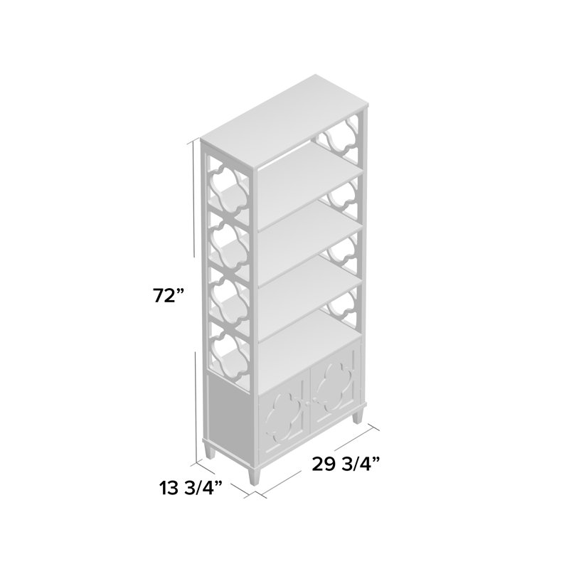 Ezaria Etagere Storage Bookcase