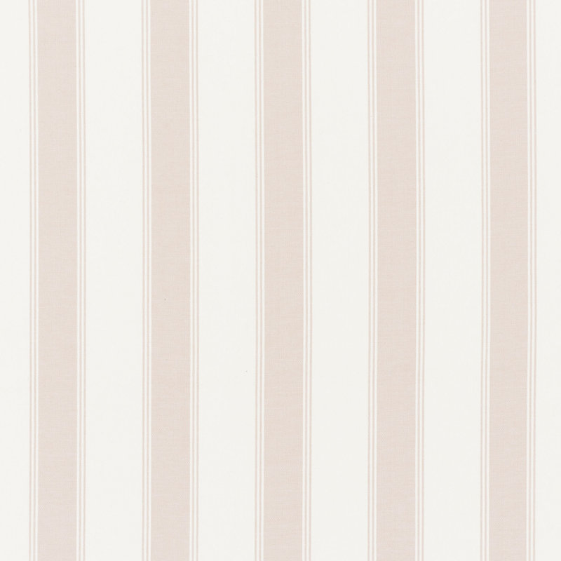 Tissu à rayures Schumacher x Veere Grenney, Rose discret