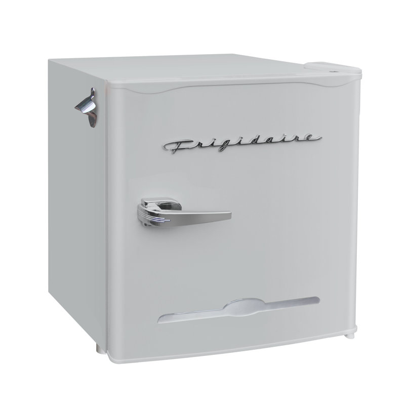 1.6 Cu. Ft. Retro Compact Fridge with Chiller, Countertop Fridge with Built-In Bottle Opener, Moon