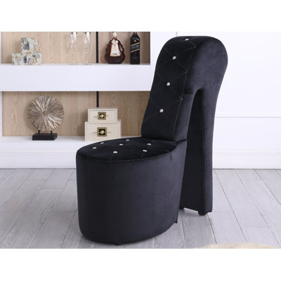 Fauteuil d'appoint en velours Steller 