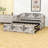 Twin Upholstered Daybed with Built-In USB Ports and Pop-Up Trundle-175056204