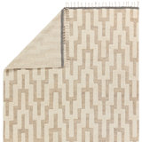 Jaipur Living Emre KEO08 Handknotted Chevron Cream and Tan Area Rug