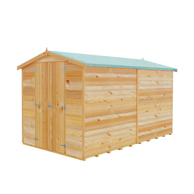 Garden Value 6 Ft. W x 10 Ft. D Overlap Storage Shed