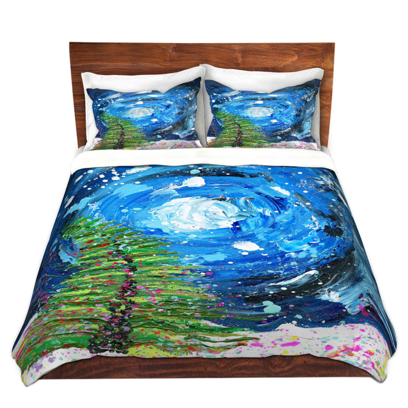 Ensemble de housse de couette pour grand lit DiaNoche par Shay Livenspargar - Winter Wonderland