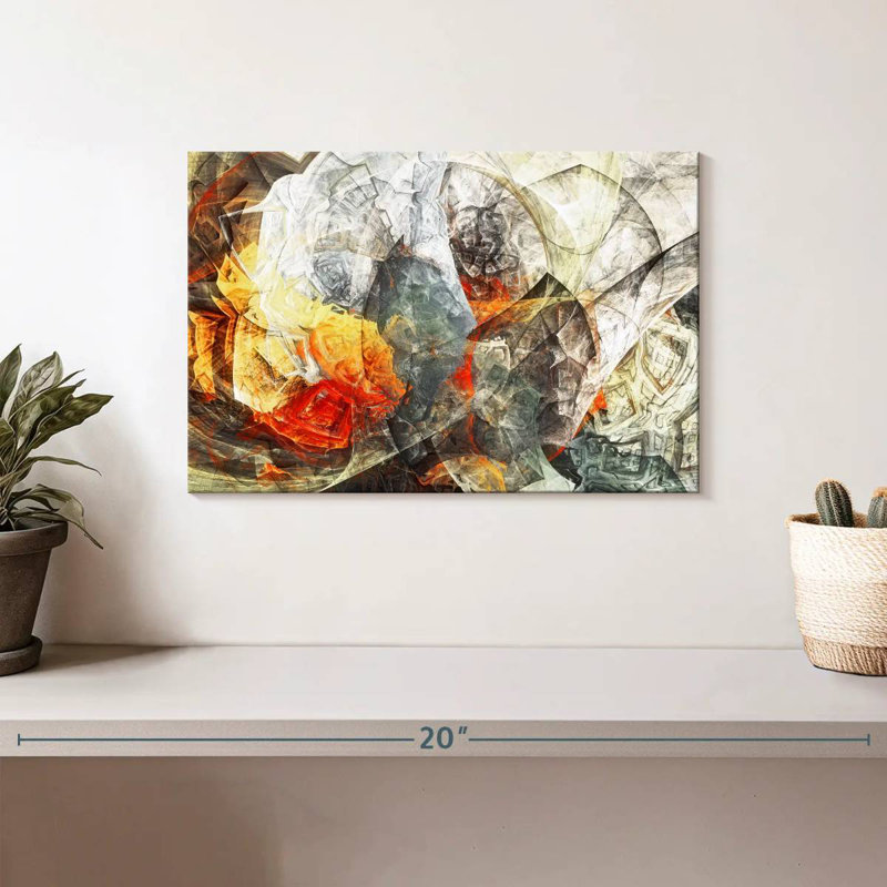 Avery Fire Burst Abstract, H 8 po x l 12 po
