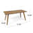 Dondu Solid Wood Dining Table