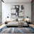 Willington Abstract Gray/Blue Rug-1522576372