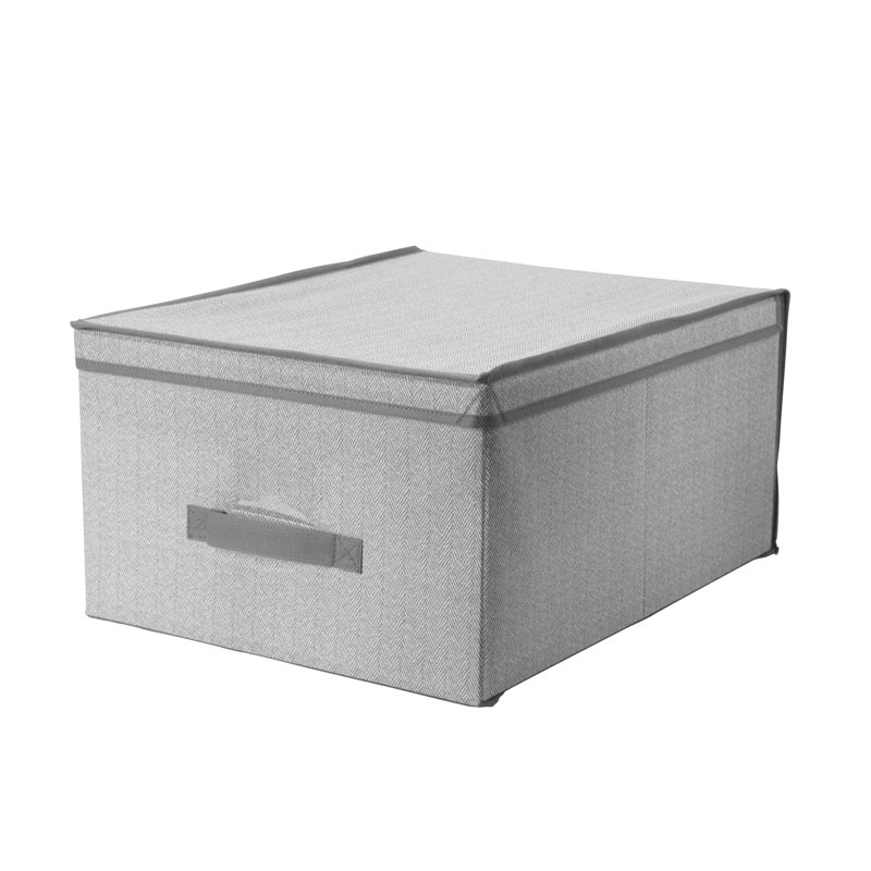 Boîte en tissu de rangement, H 16 po x l 16 po x p 10 po