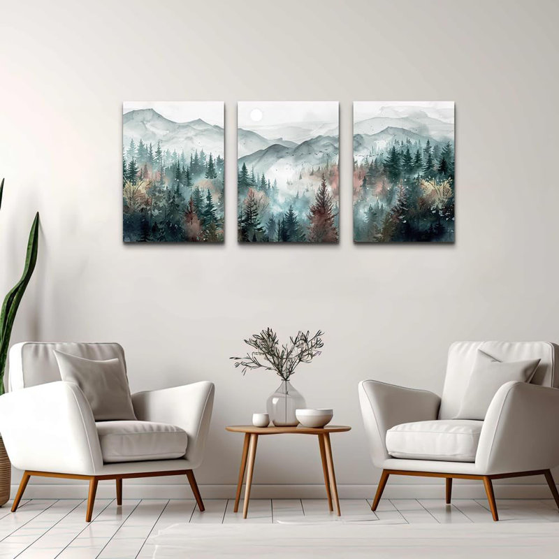 3 Piece Wrapped Canvas Print