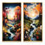 «Fairway A Whimsical», 2 pièces sur toile-919690271-919690258