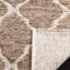 Tapis géométrique beige / ivoire en laine / coton tissé à la main Vermont Martha Stewart-21411652