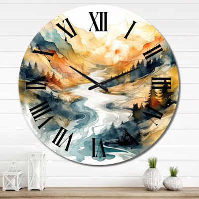 Metal Wall Clock