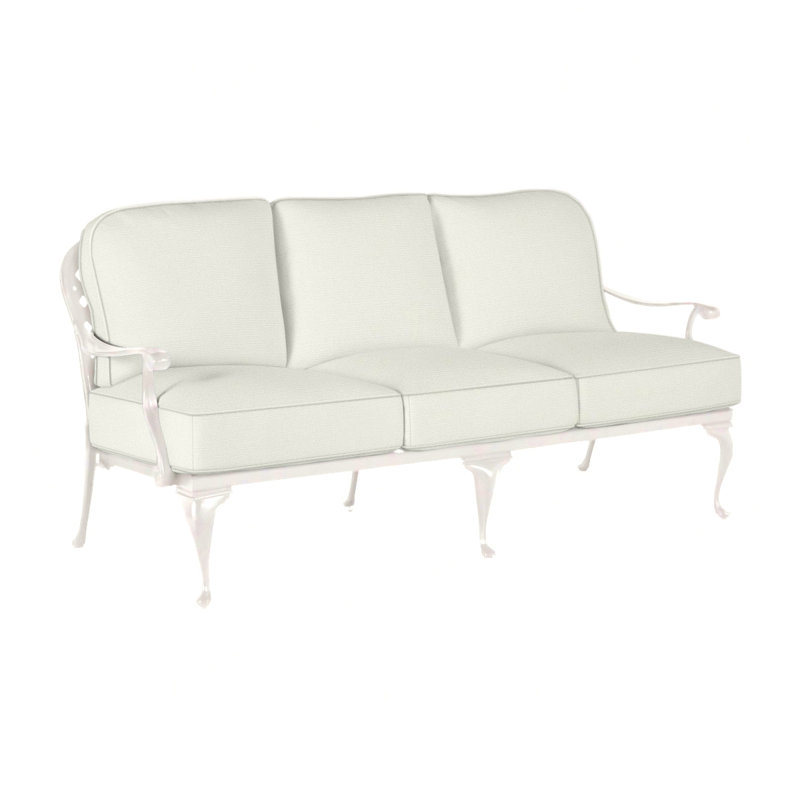 Provance Aluminum Sofa - Chalk, Welt, Natural White, Chalk