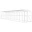 Against Wall Chicken Coop Silver Galvanised Steel Outdoor Modern Stable