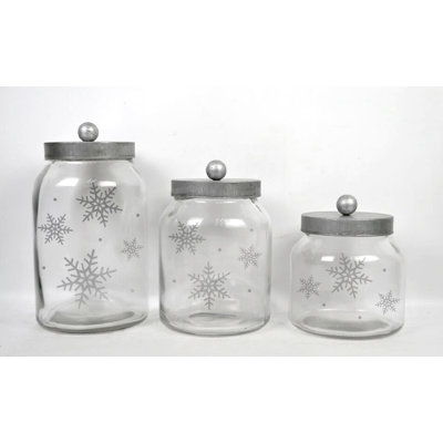 Glass Canister - Set of 3