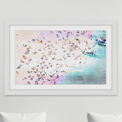 «Fun And Sun» par Parvez Taj - reproduction d'art sur papier encadrée