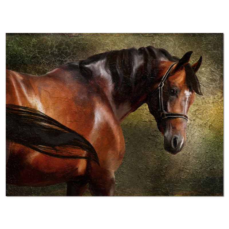 " The Thoroughbred ", 30" H x 40" W x 1" D