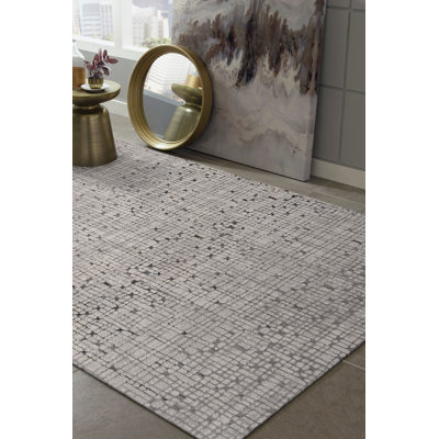 Tapis gris Jhane