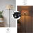 Modern 58" Bamboo Lampshade Standard Floor Lamp With Foot Switch