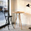 Tabouret pliant portatif noir