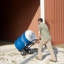Load Assist Hand Truck with P Handle and Flat Free Wheels, 800lb weight capacity