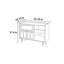 Armoire d'appoint moderne et multifonctionnelle avec rangement