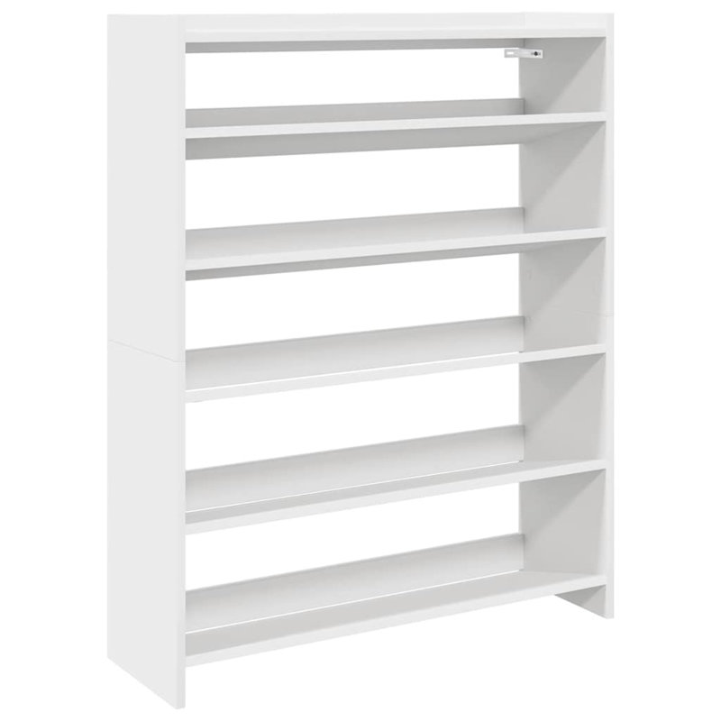 18 Pair Shoe Rack, White