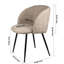Chaise de salle à manger en fausse fourrure Leshly (ensemble de 2)
