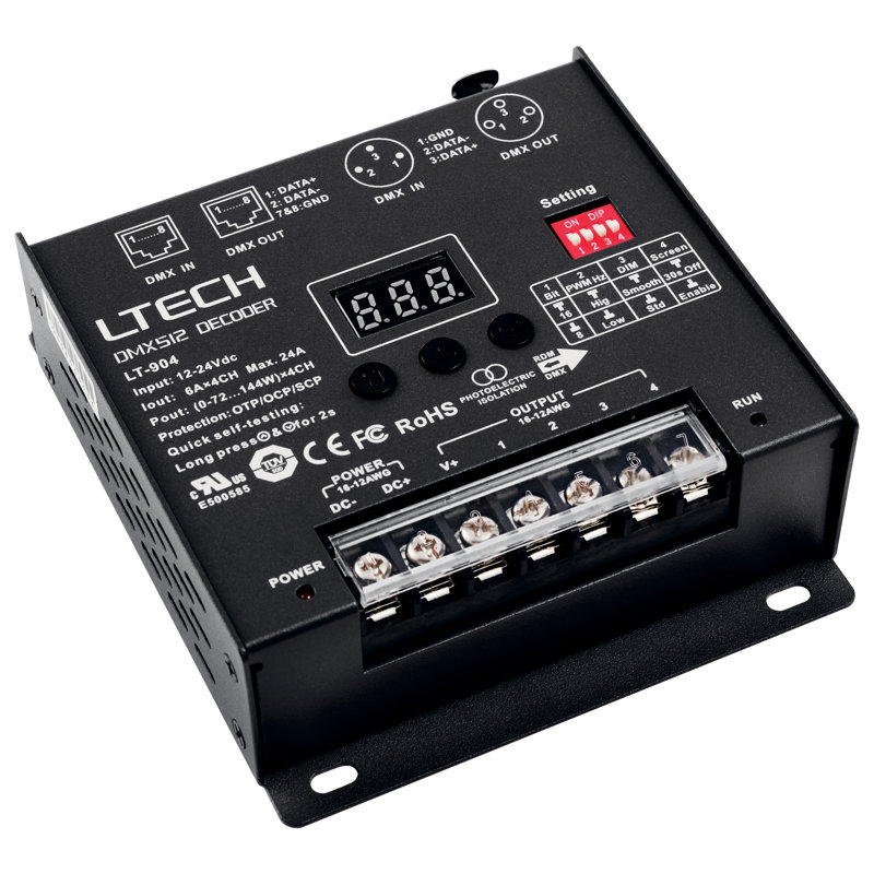 Wireless DMX 512 Decoder