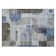 Machine Washable Indoor/Outdoor Segin ACN1116 Blue Rug