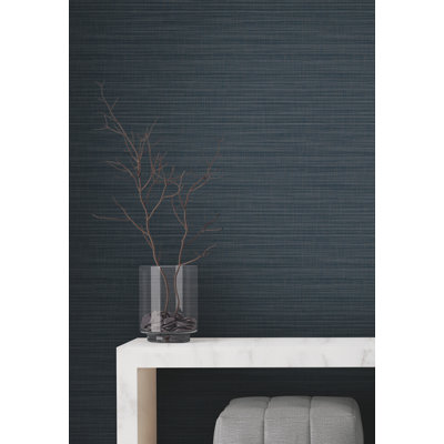 Papier peint rayé Down To Earth Indigo