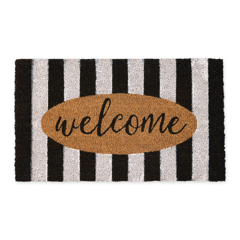 Tapis de bienvenue à rayures Cabana