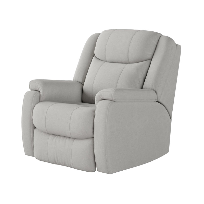 Hercules Dual Power Wall Recliner, Beige Chenille