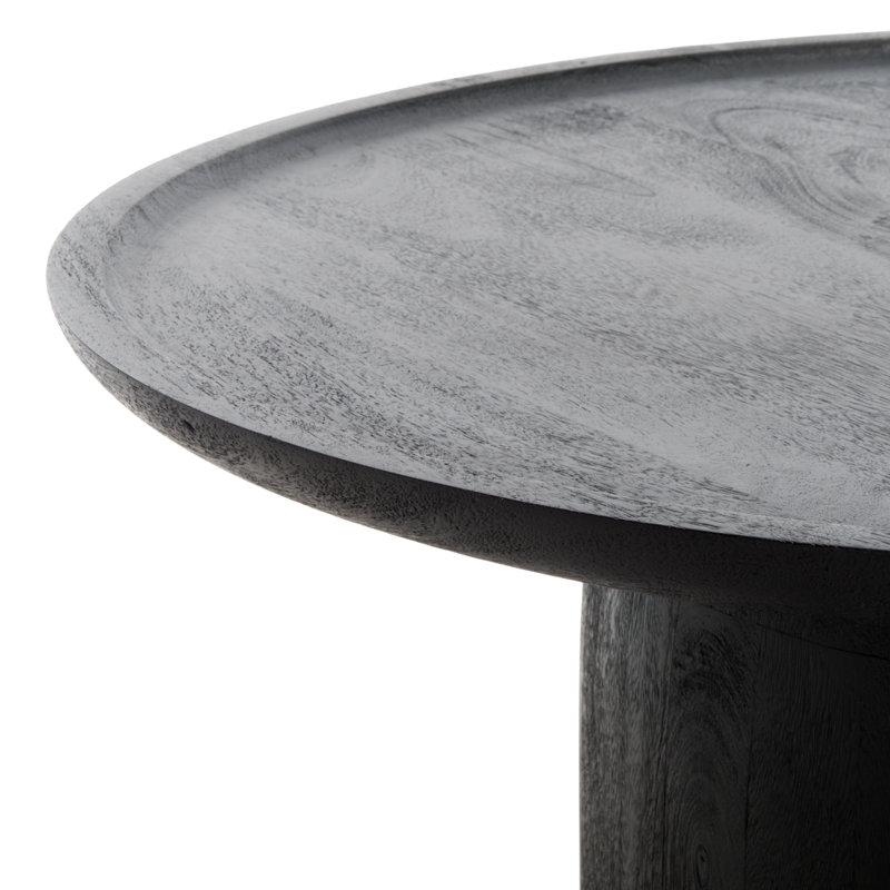 Solid Wood Coffee Table, Black