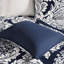 Housse de couette double avec motif contrasté et cravate 6 pièces-125337744-125337745